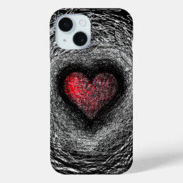 Love Nest Heart Scratch iPhone Case