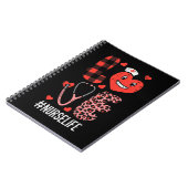 Love Neurse Valentijnsdag Scrub Valentijn RN ICU E Notitieboek (Linkerzijde)