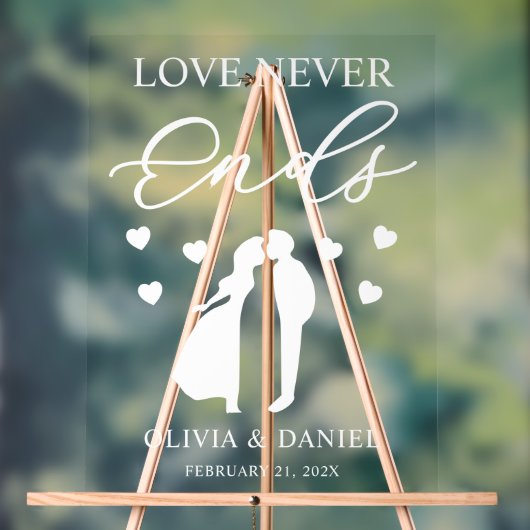 Love Never Ends Personalized Wedding (Neutre)