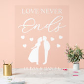 Love Never Ends Personalized Wedding (Mariage)