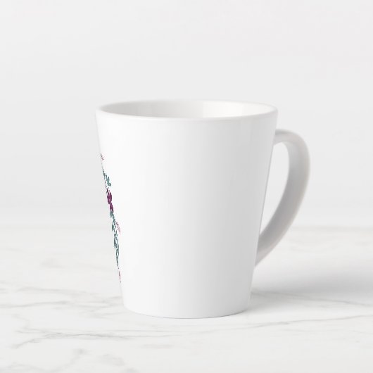Love Never Fails Latte Mug (Angle droit)