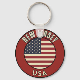 Love New Jersey - Cute NJ State Souvenir Sleutelhanger