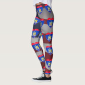 Love New York Patriotic Flag Fun Leggings (Links)