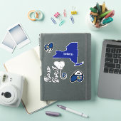 Love New York, Sheet of Die Cut Stickers (iPad Cover)