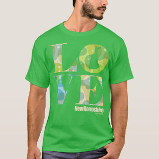 Love NH camo square T-shirt