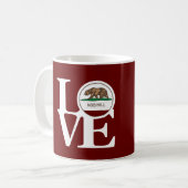 LOVE Nob Hill 11oz Mug Red (Devant gauche)
