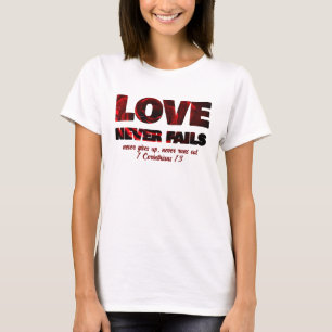 LOVE NOOIT EENS CHRISTELIJK T-SHIRT