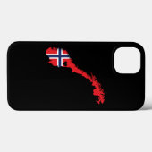 Love Norway Gift Norwegian Pride Heart Case-Mate iPhone Case (Achterkant (horizontaal))