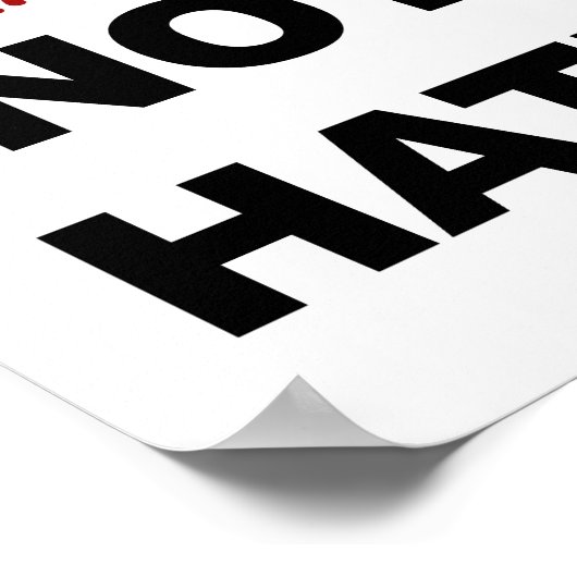 Love Not Hate Poster (Hoek)