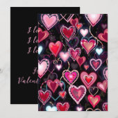 Love Note Feestdagenkaart (Voorkant / Achterkant)