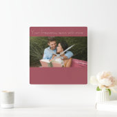 Love note vierkante klok (Huis)