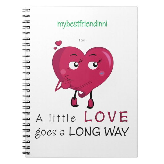 Love Notebook Notitieboek (Voorkant)