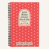 Love Notes Between You and Me Journal for Couples (Recto)