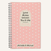 Love Notes Between You and Me Journal for Couples (Recto)