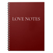 Love Notes Notitieboek (Voorkant)