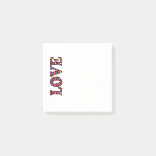 Love Notes Post-It® d'Emoji, 3 pouces x 3 pouces