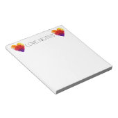 Love Notes Rainbow Notitieblok (Schuin)