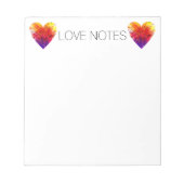 Love Notes Rainbow Notitieblok (Voorkant)