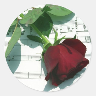 Love Notes Ronde Sticker