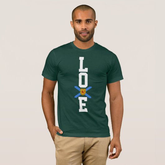 Love Nova Scotia T-shirt fier Loe Nova Scotia (Devant entier)