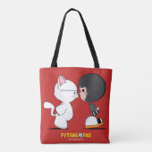 Love Now Canvas tas (Achterkant)