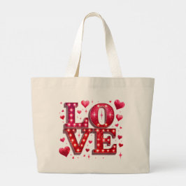 Love Nr. 4 Grote Tote Bag