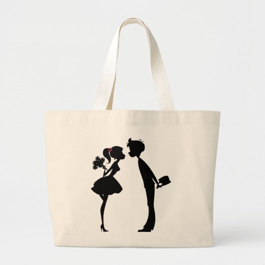 Love Nr. 5 Grote Tote Bag (Voorkant)