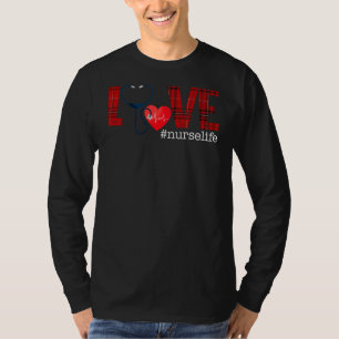 Love Nurse Life Buffalo Pset Funny Nursing Clinic T-shirt