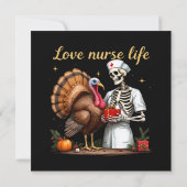 Love Nurse Life viert uw passie voor verpleegkunde Kaart (Achterkant)