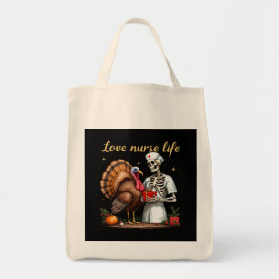 Love Nurse Life viert uw passie voor verpleegkunde Tote Bag