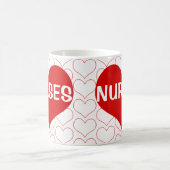 Love Nurses Hearts Koffiemok (Center)