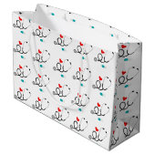 Love Nurve Medical motif sac de fête (Dos Angle)