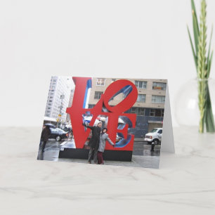 Love NYC pic Feestdagen Kaart