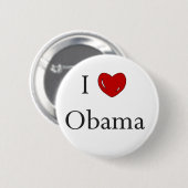 Love Obama Button (Voorkant /achterkant)