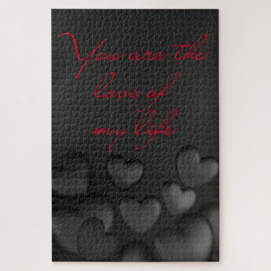 Love Of My Life Valentine's Jigsaw Puzzle (Vertical)