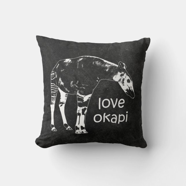 Love Okapi Kussen (Voorkant)