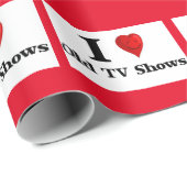 Love Old TV Shows Cadeaupapier (Rol Hoek)