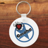Love Omaha Sleutelhanger (Voorkant)