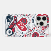 Love on Wheels - Skateboard Cool Design de coeur | (Verso Horizontal)