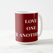 Love one another coffee mug (Devant droit)