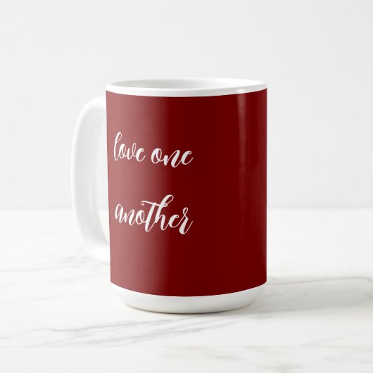 Love one another  coffee mug (Devant gauche)