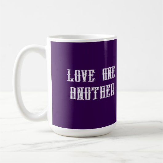 Love one another coffee mug (Gauche)