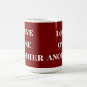 Love one another  coffee mug koffiemok (Center)