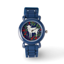 Love One Another | Lamb & Floral Kids Watch Horloge
