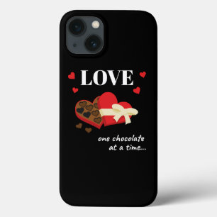 Love One Chocolate in Time Funny Quote iPhone 13 Hoesje