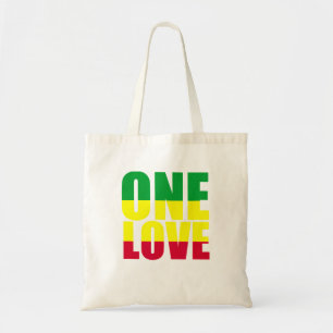 Love One Rasta Reggae Hipster Jamaica Vakantie Tote Bag