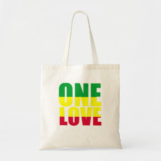 Love One Rasta Reggae Hipster Jamaica Vakantie Tote Bag