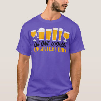Love One Woman and various Beers T-shirt