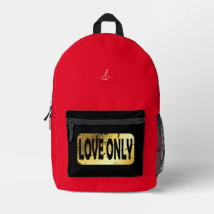 Love only T-shirt Bedrukte Rugzak