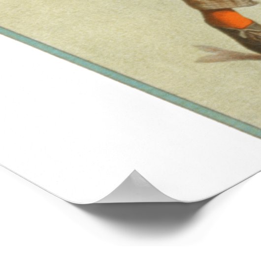 Love Ou Mush - Poster Théâtre Vintage (Coin)